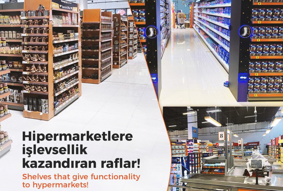 umdasch Madosan's hypermarket shelving system project.