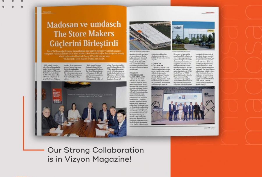 Our Strong Collaboration is in Vizyon Magazine!